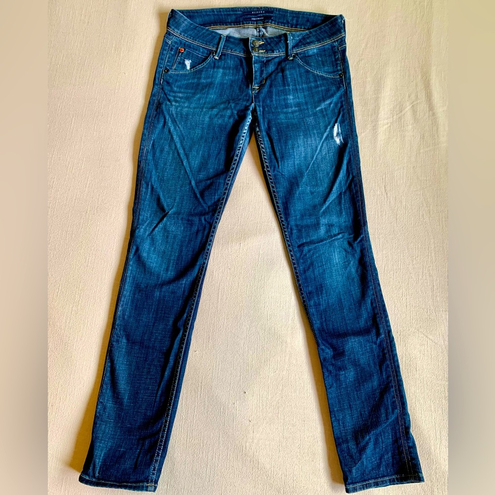 Hudson Low Rise Skinny Flap Pocket jeans